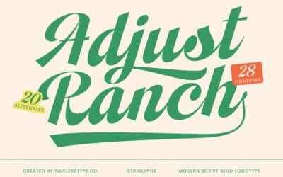 Adjust Ranch Font