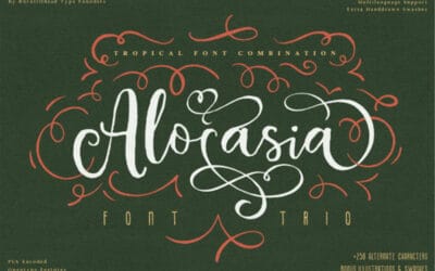 Alocasia Font