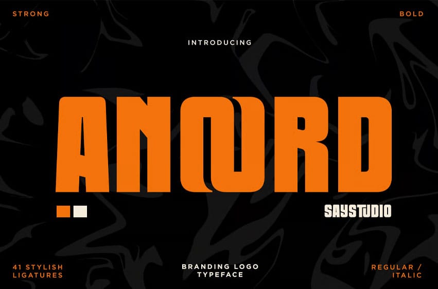 Anoord Font