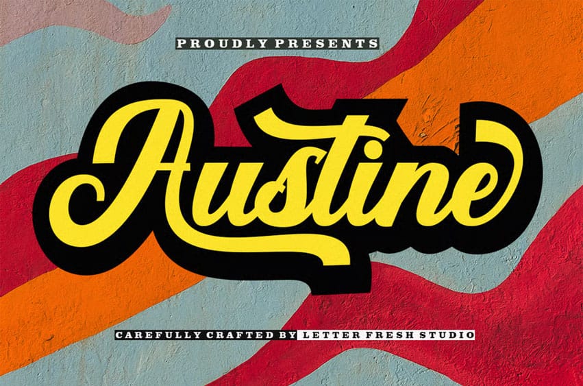 Austin Script Font