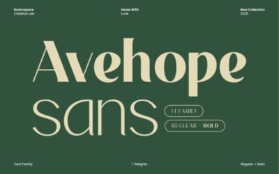 Avehope Sans Font
