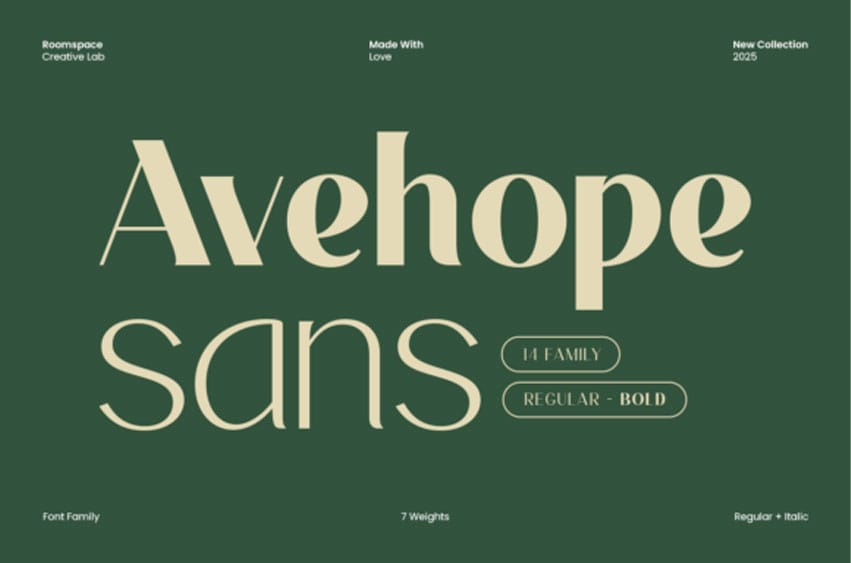 Avehope Sans Font