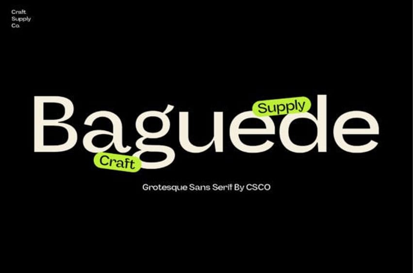 Baguede Font