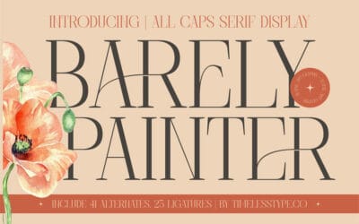 Barely Painter Font
