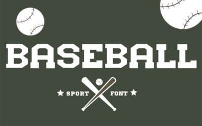 Baseball Font