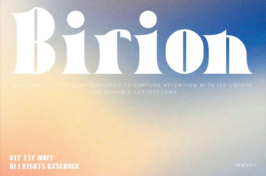 Birion Font