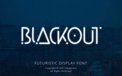 Blackout Font