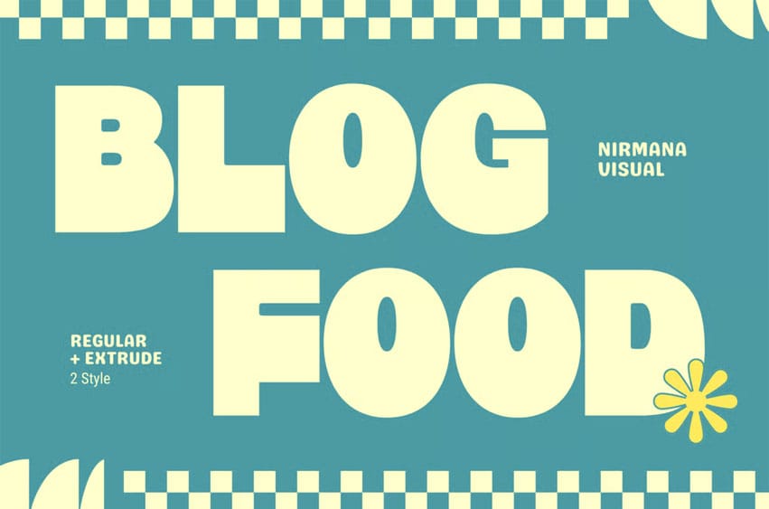 Blog Food Font