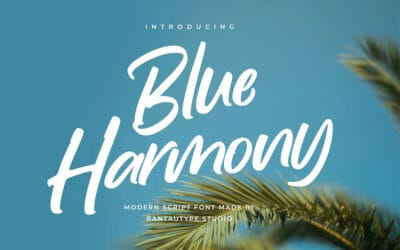 Blue Harmony Font
