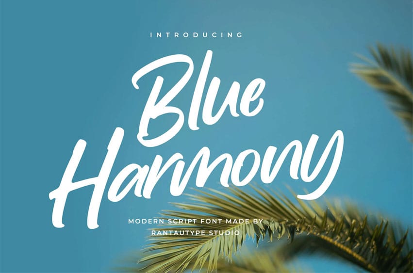 Blue Harmony Font