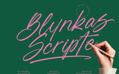 Blynkas Scripte Font
