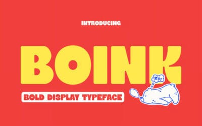 Boink Playful Font