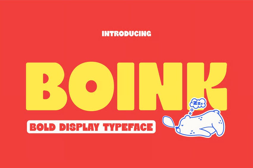 Boink Playful Font