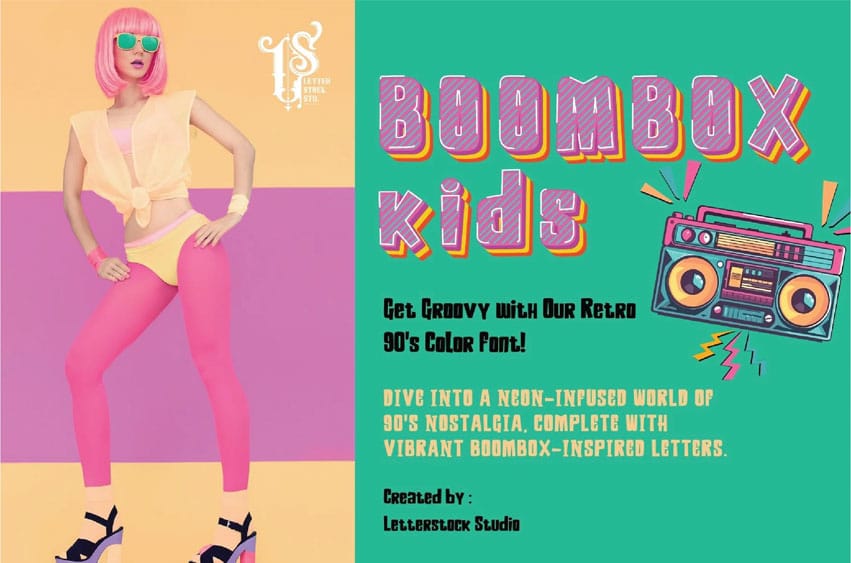 Boombox Kids Font