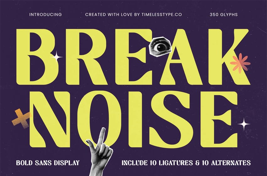 Break Noise Font