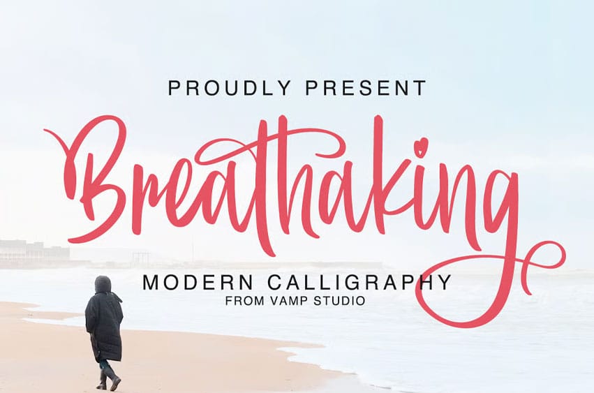 Breathaking Font