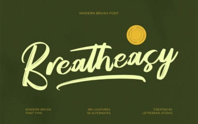 Breatheasy Font