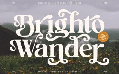 Brighto Wander Font