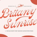 Britany Sunrise Font