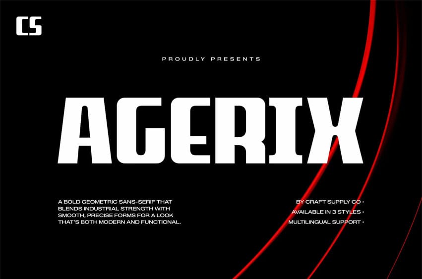 CS Agerix Font