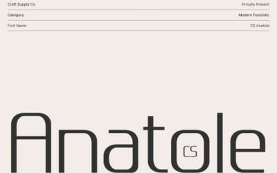 CS Anatole Font