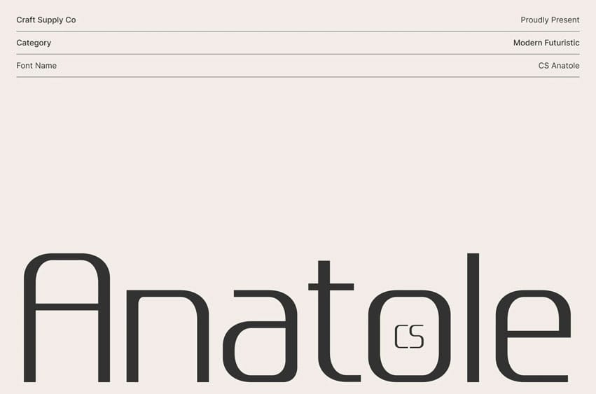CS Anatole Font