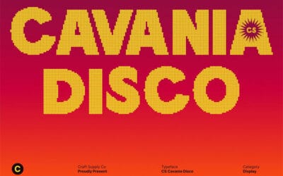 CS Cavania Disco Font