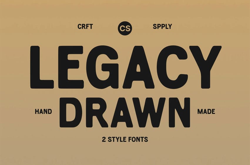 CS Legacy Drawn Font