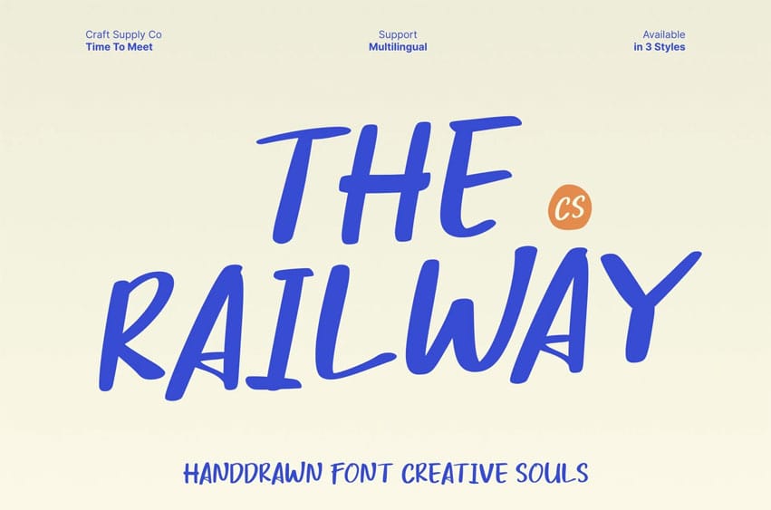 CS Railway Font