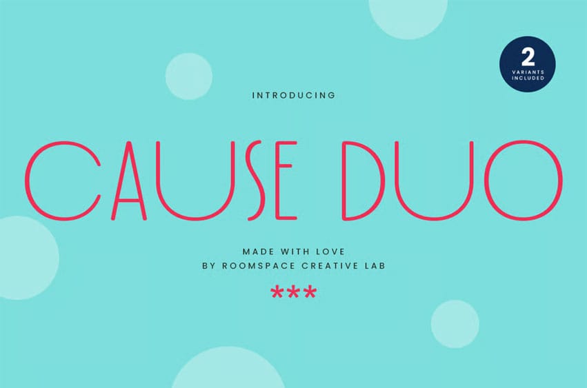 Cause Duo Font