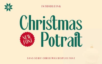 Christmas Potrait Font