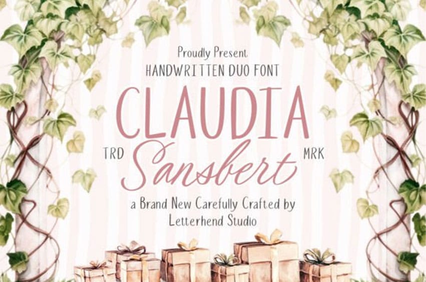 Claudia Sansbert Duo Font
