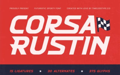 Corsa Rustin Font