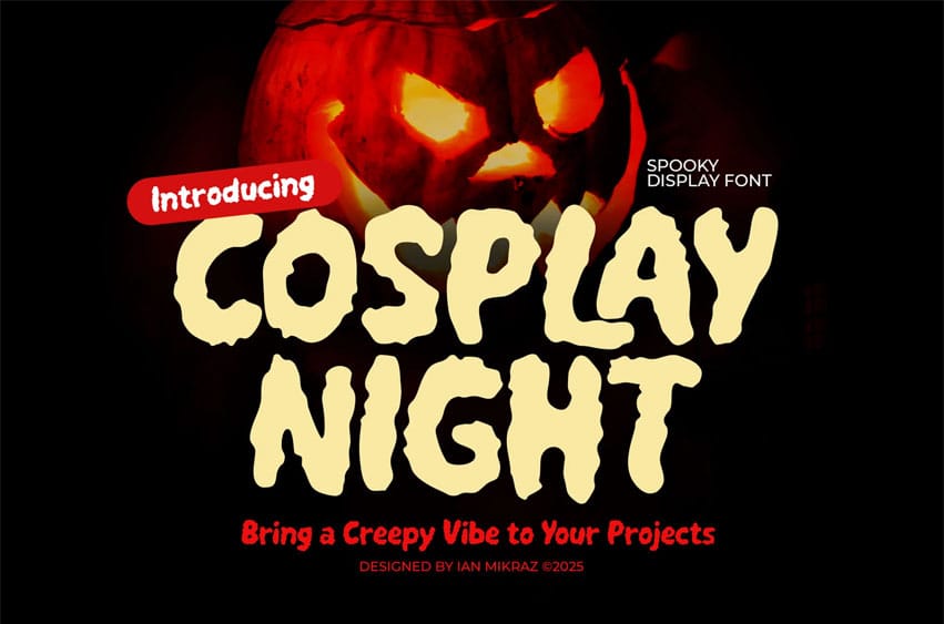 Cosplay Night Font