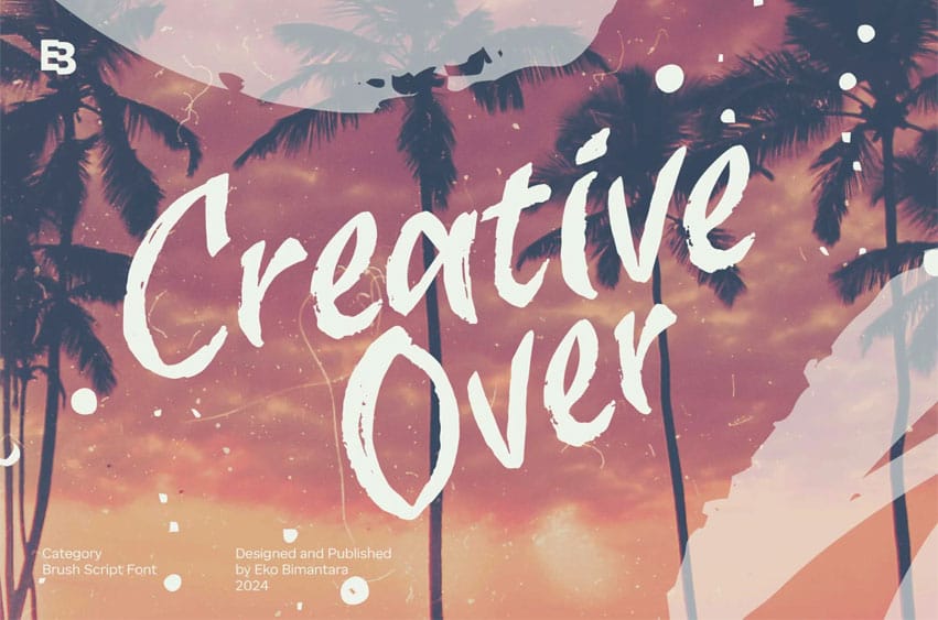 Creative Over Font