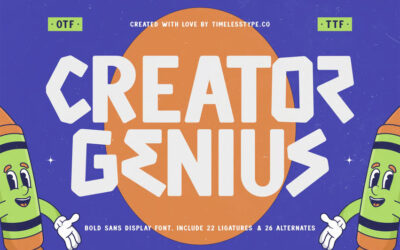 Creator Genius Font