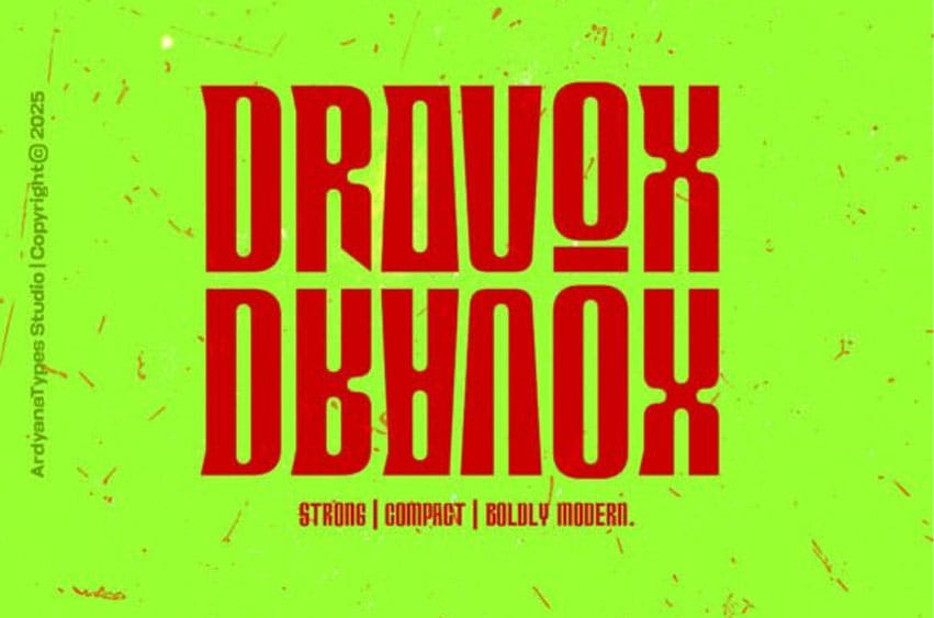 Dravox Font