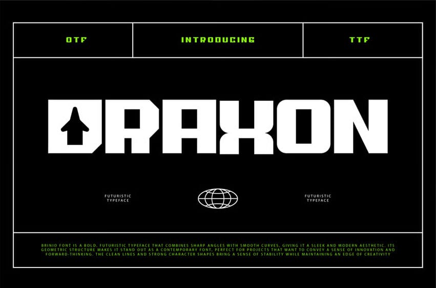 Draxon Font
