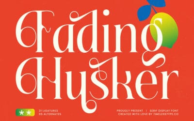 Fading Husker Font