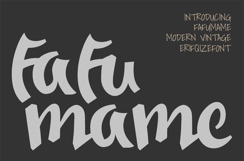 Fafu Mame Font