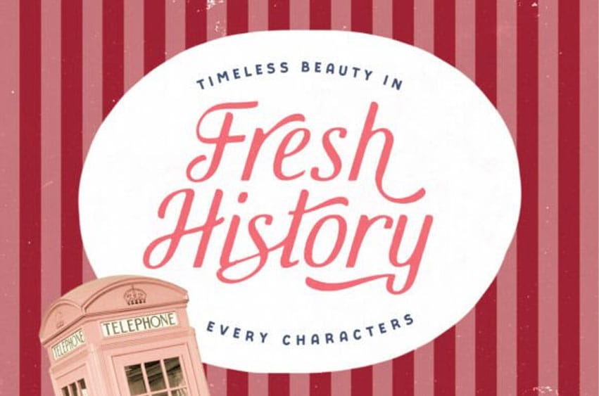 Fresh History Font