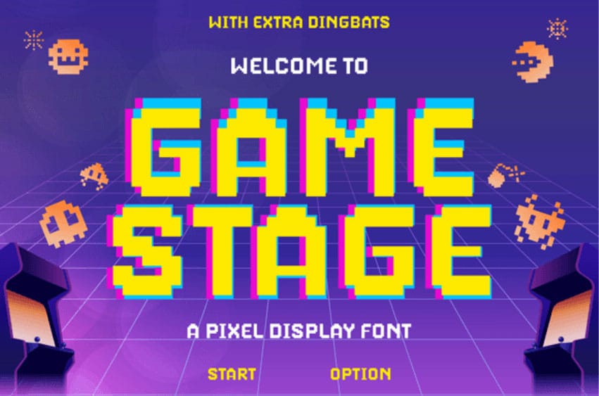 Game Stage Font