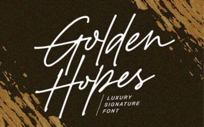 Golden Hopes Font