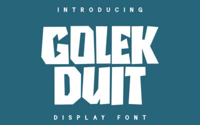 Golek Duit Font