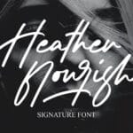 Heather Flourish Font