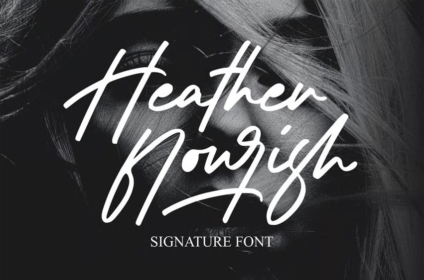 Heather Flourish Font