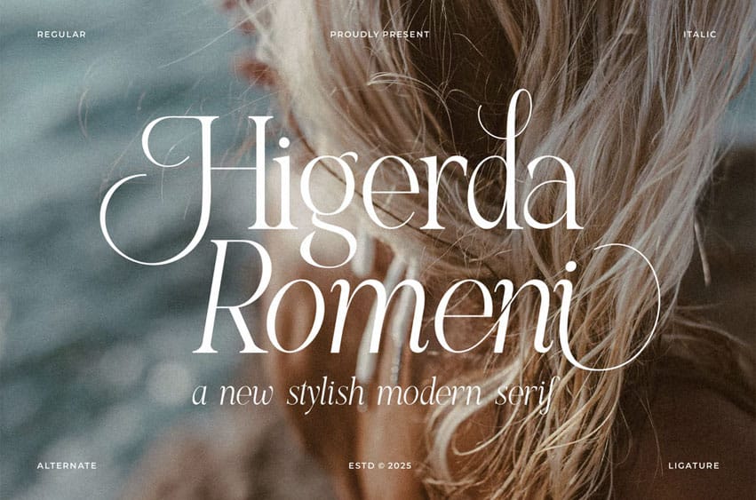 Higedra Romeni Font