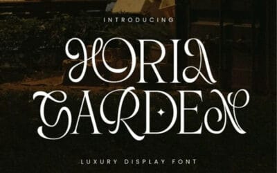Horia Garden Font