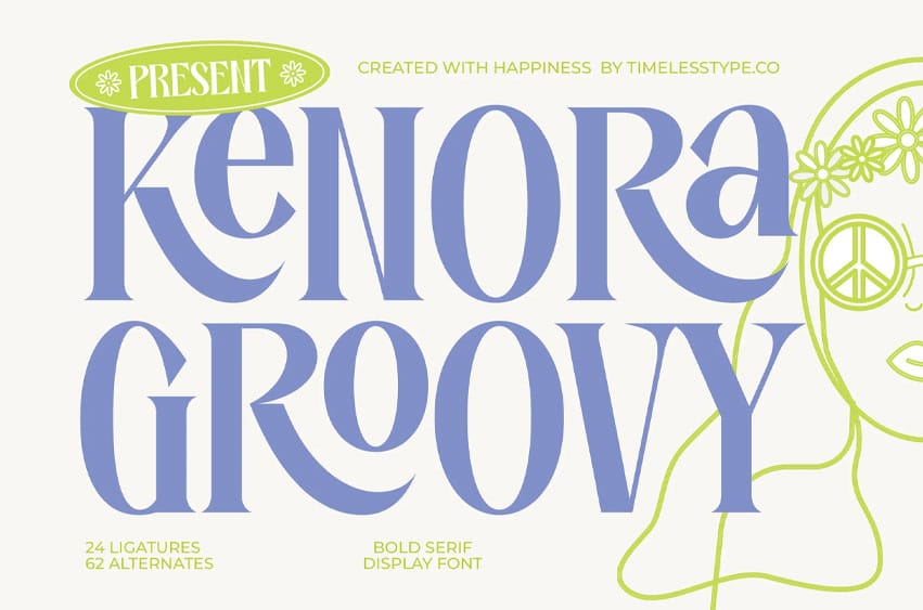 Kenora Groovy Font