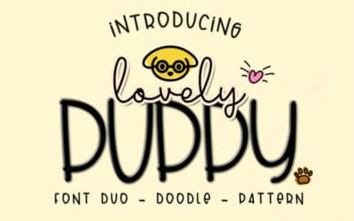 Lovely Puppy Duo Font